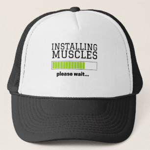 Gorra De Camionero instalación de carga de músculos