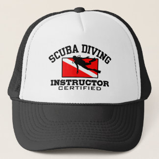 Gorra De Camionero Instructor de Buceo Scuba