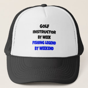 Gorra De Camionero Instructor de golf de la leyenda pesquera