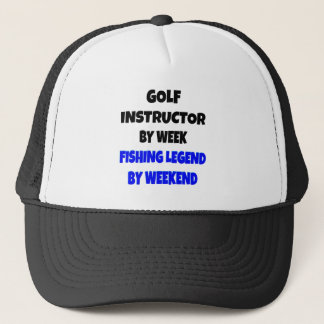 Gorra De Camionero Instructor de golf de la leyenda pesquera