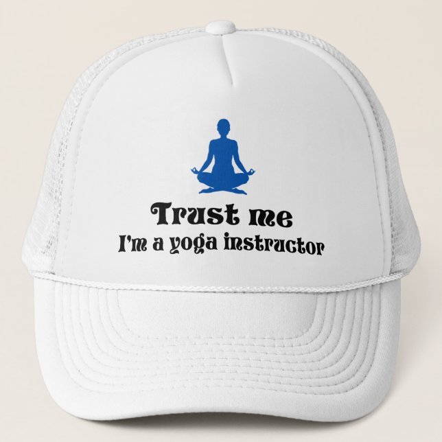 Gorra De Camionero Instructor de yoga (Anverso)