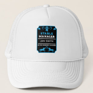Gorra De Camionero Instructor del caballete de caballo