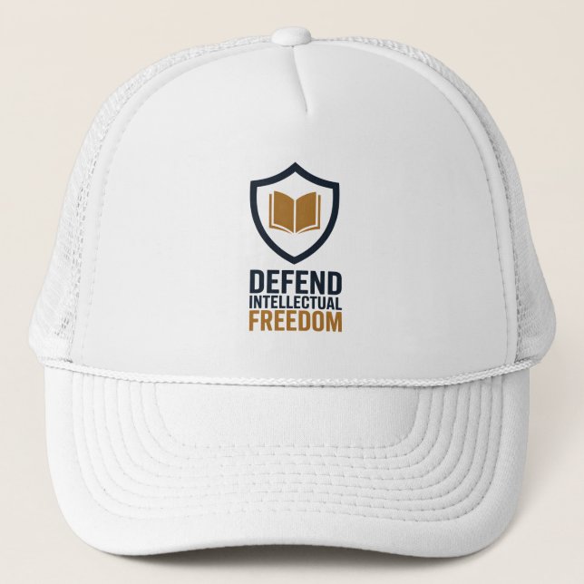Gorra De Camionero Intellectual Freedom Defense (Anverso)