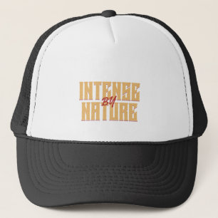 Gorra De Camionero Intenso por la motivación de la cita de la natural