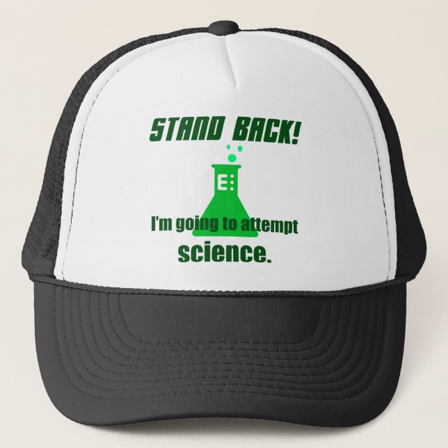 Gorra De Camionero Intento de ciencia (Anverso)