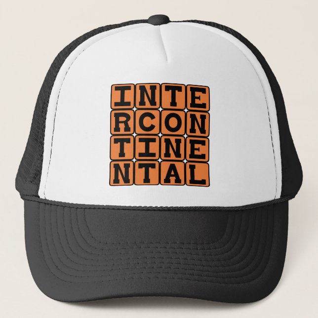 Gorra De Camionero Intercontinental, Internacional (Anverso)
