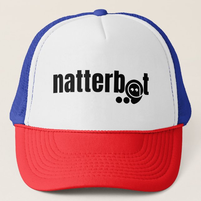 Gorra De Camionero Interfaces humanas divertidas Natterbot (Anverso)