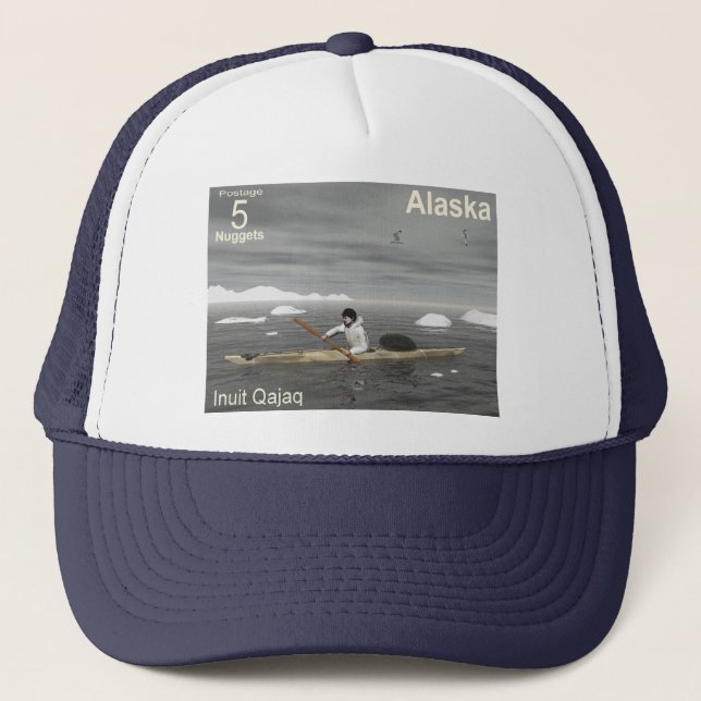 Gorra De Camionero Inuit Kayak (Anverso)
