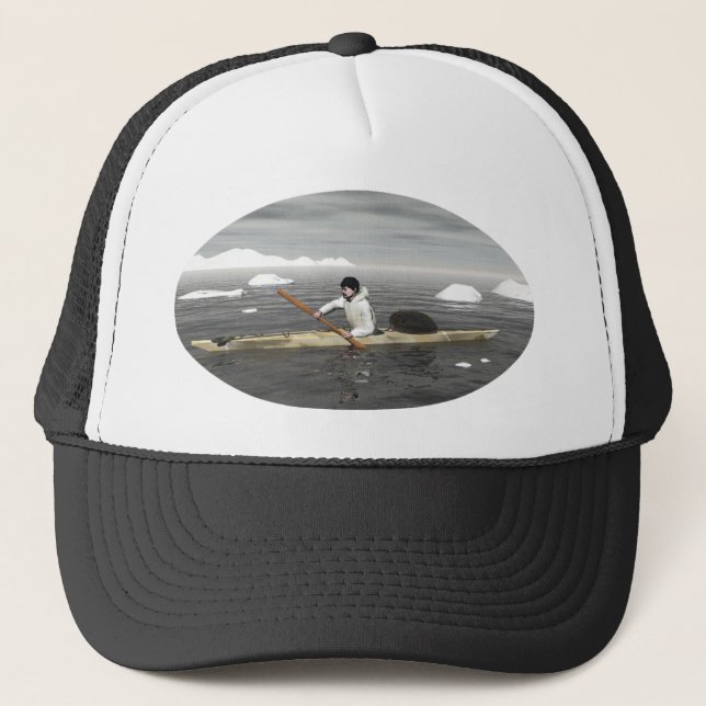 Gorra De Camionero Inuit Kayak (Anverso)
