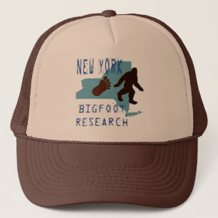 Gorra De Camionero Investigación de Nueva York Bigfoot