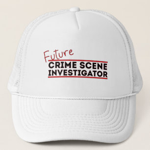 Gorra De Camionero Investigador de la escena del crimen en el futuro