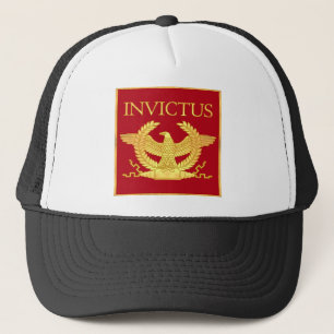 Gorra De Camionero Invictus Eagle en rojo