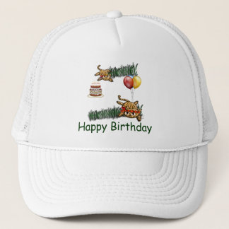 Gorra De Camionero Invitaciones al cumpleaños del Safari Leopard Ultr