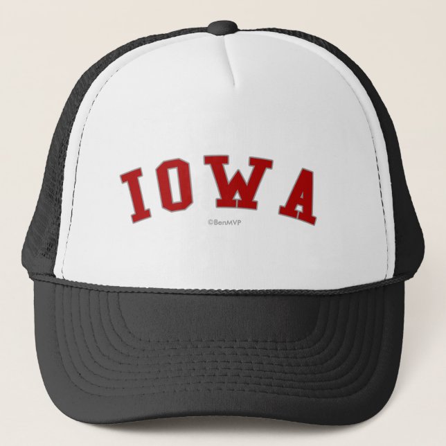Gorra De Camionero Iowa (Anverso)
