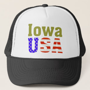 Gorra De Camionero ¡Iowa los E.E.U.U.!