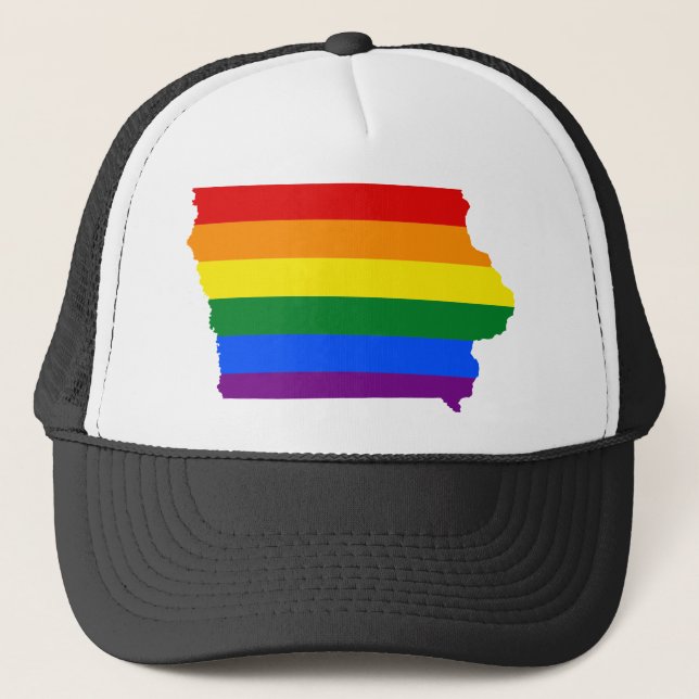Gorra De Camionero Iowa Pride (Anverso)