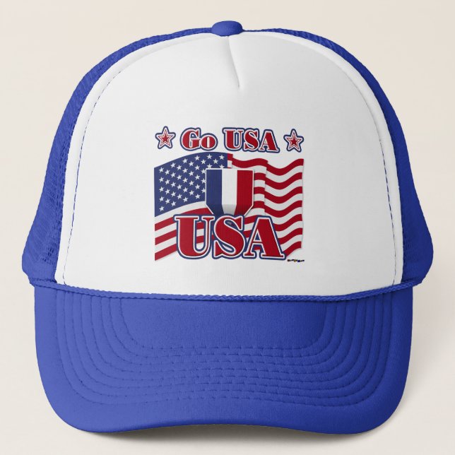 Gorra De Camionero Ir a EE.UU. (Anverso)