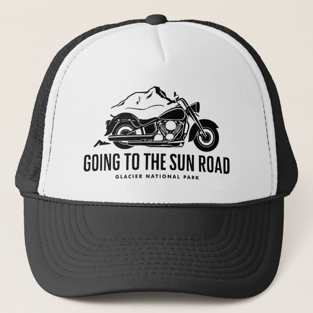 Gorra De Camionero Ir A La Motocicleta Sun Road Montana (Anverso)