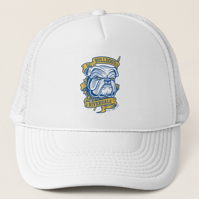 Gorra De Camionero Ir Bulldoges - Banner de la mascota Riverdale (Anverso)