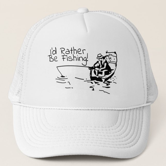 Gorra De Camionero Ir Día de Pesca (Anverso)
