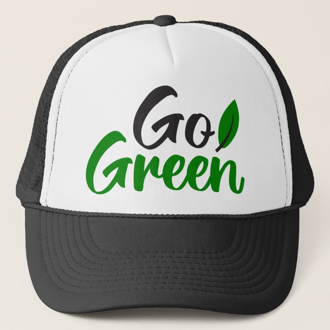 Gorra De Camionero Ir verde (Anverso)