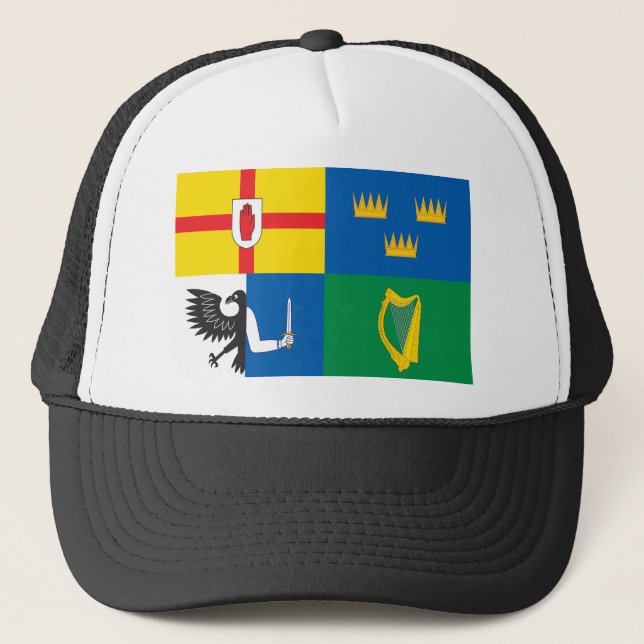 Gorra De Camionero Irlanda (bandera de cuatro provincias) (Anverso)