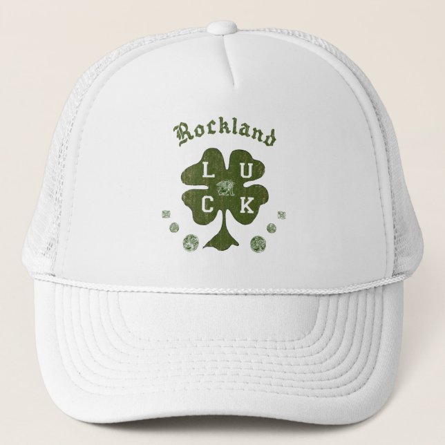 Gorra De Camionero Irlandés de Rockland Massachusetts (Anverso)