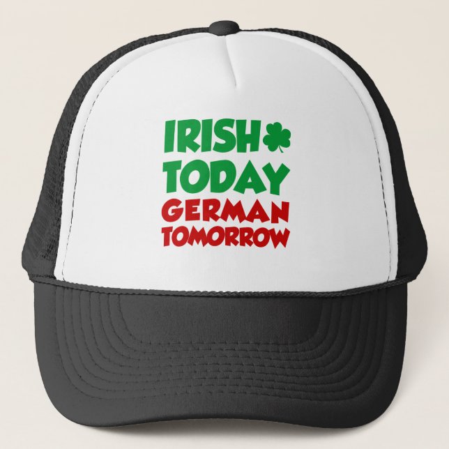 Gorra De Camionero Irlandés hoy alemán mañana (Anverso)