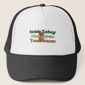 Gorra De Camionero Irlandés hoy Hungover mañana