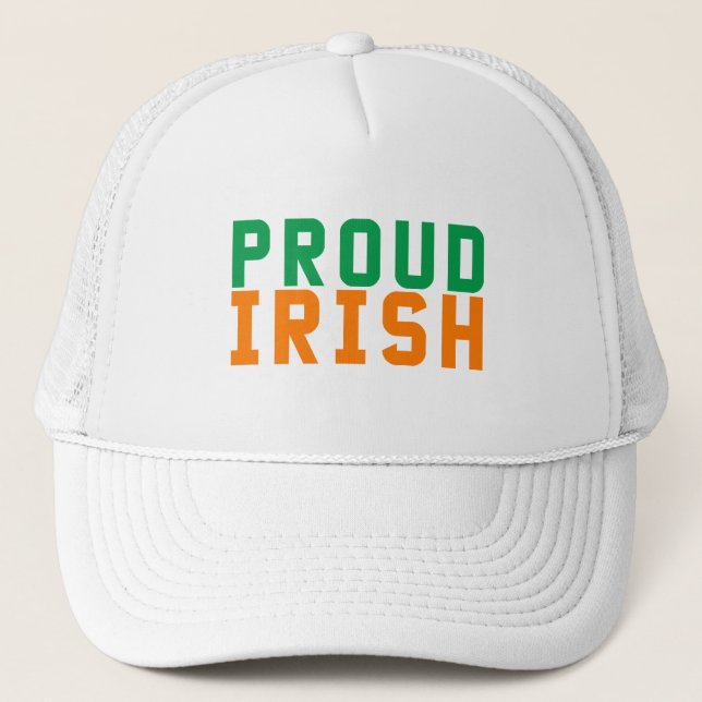 Gorra De Camionero Irlandés orgulloso (Anverso)