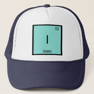 Gorra De Camionero Isaac Nombre Química Elemento Tabla Periódica