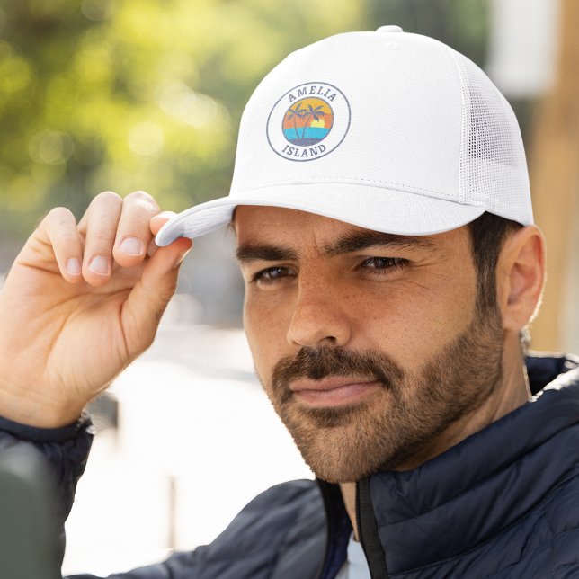 Gorra De Camionero Isla Amelia, Florida, un anticuado estilo clásico (Subido por el creador)