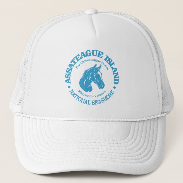 Gorra De Camionero Isla de Assateague (pony) (Anverso)