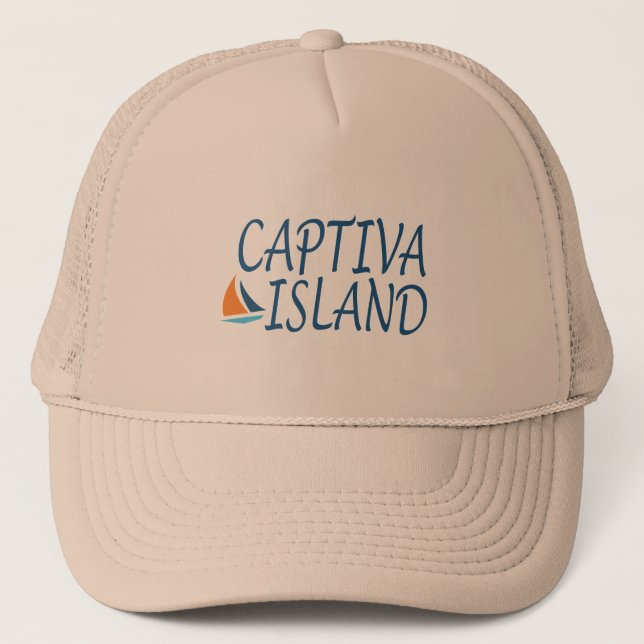 Gorra De Camionero Isla de Captiva (Anverso)