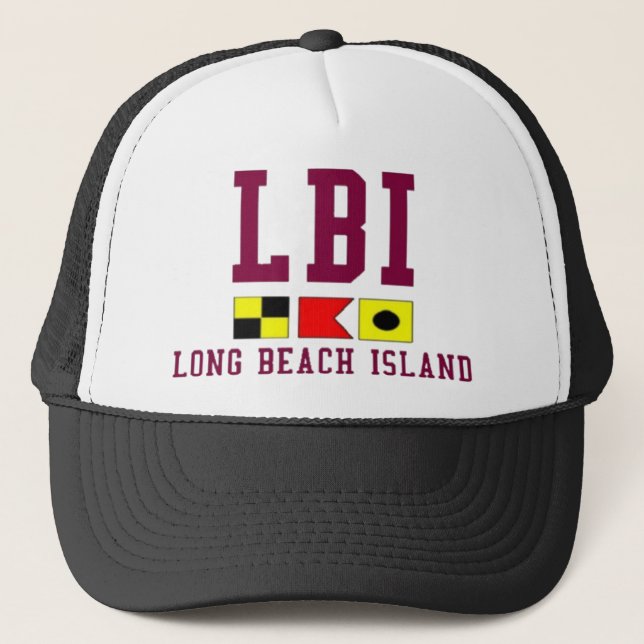 Gorra De Camionero Isla de Long Beach (Anverso)