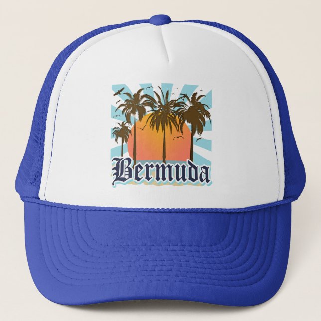 Gorra De Camionero Isla de los recuerdos de Bermudas (Anverso)