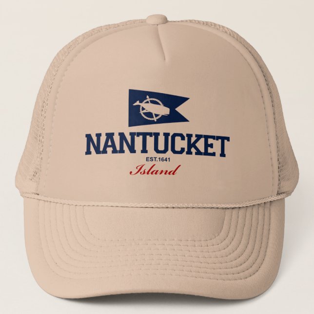 Gorra De Camionero Isla de Nantucket (Anverso)