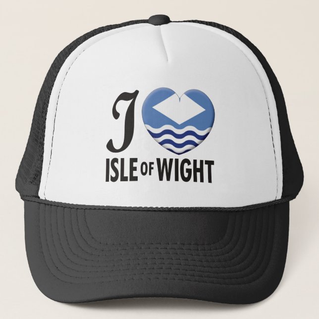 Gorra De Camionero Isla del amor del Wight (Anverso)