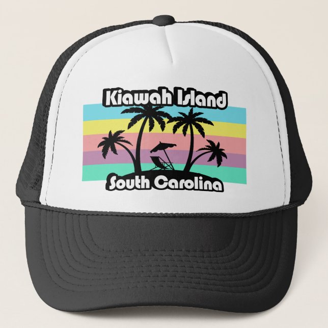Gorra De Camionero Isla Kiawah Carolina del Sur (Anverso)