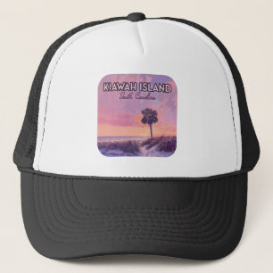 Gorra De Camionero Isla Kiawah South Carolina Beach Palm Tree