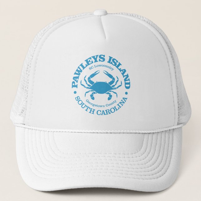 Gorra De Camionero Isla Pawleys (cangrejo) (Anverso)