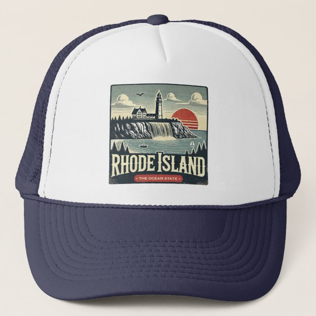 Gorra De Camionero Isla Rhode (Anverso)