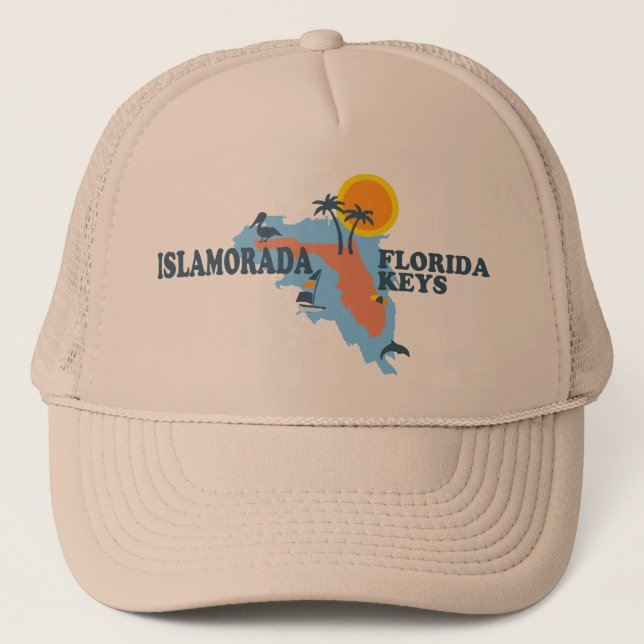 Gorra De Camionero Islamorada. (Anverso)