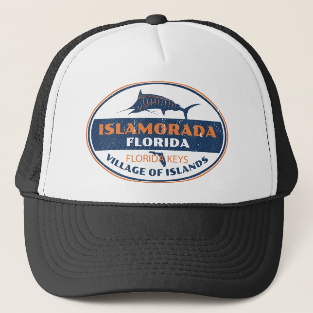 Gorra De Camionero Islamorada Florida (Anverso)