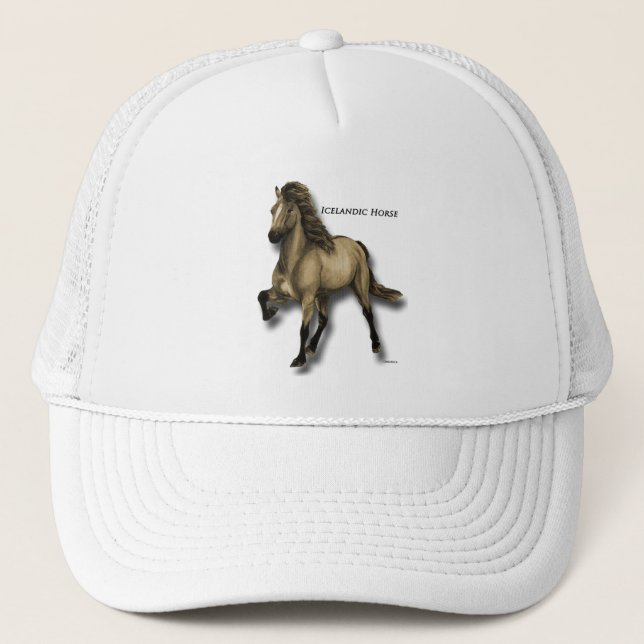 Gorra De Camionero Islandés vintage (Anverso)