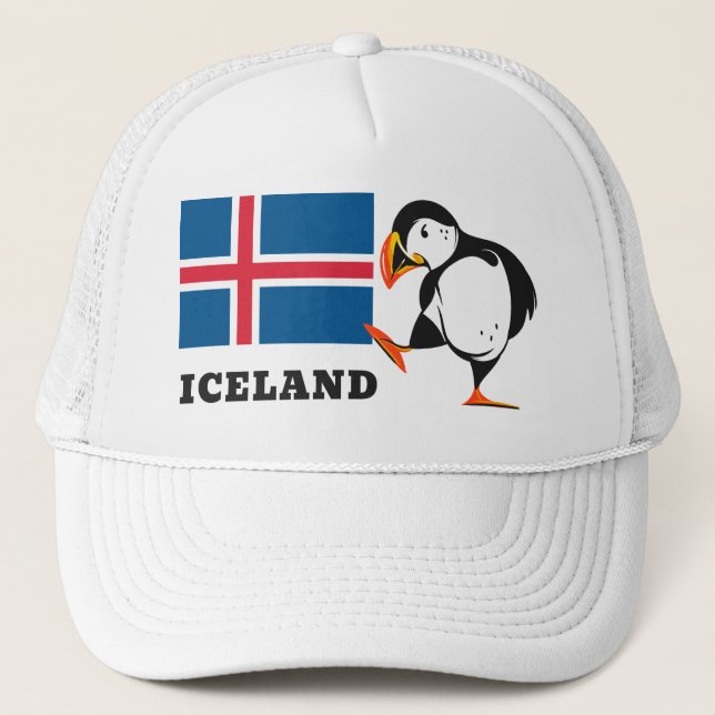 Gorra De Camionero Islandia (Anverso)
