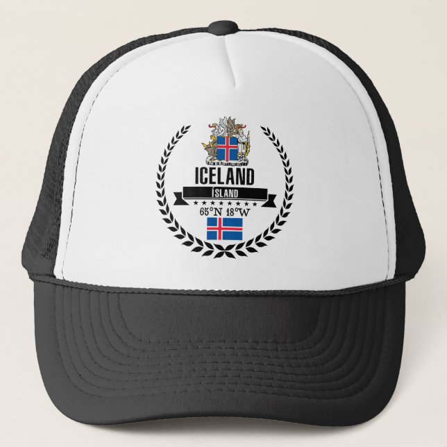 Gorra De Camionero Islandia (Anverso)