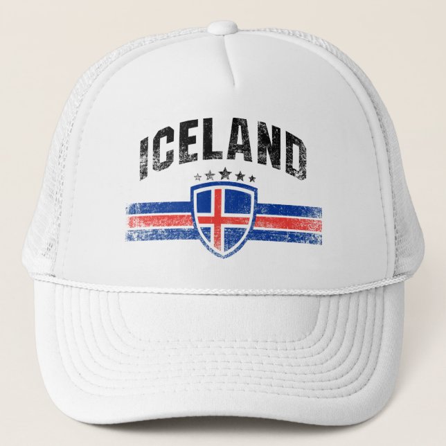 Gorra De Camionero Islandia (Anverso)