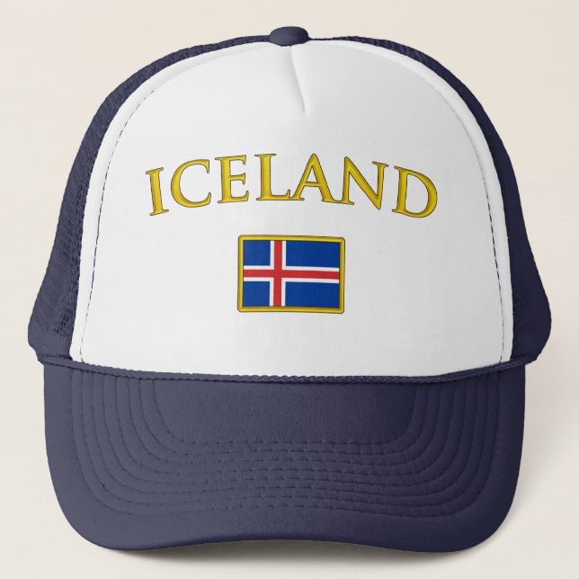 Gorra De Camionero Islandia de oro (Anverso)