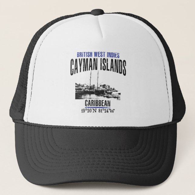 Gorra De Camionero Islas Caimán (Anverso)